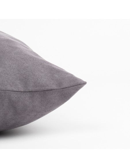 Cojín cuadrante Ante liso - funda + relleno
