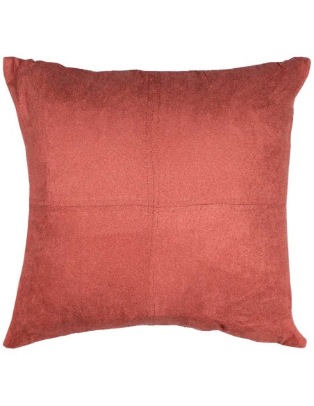 Cojín cuadrante Ante liso - funda + relleno