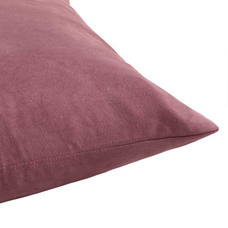 Cojín cuadrante Ante liso - funda + relleno