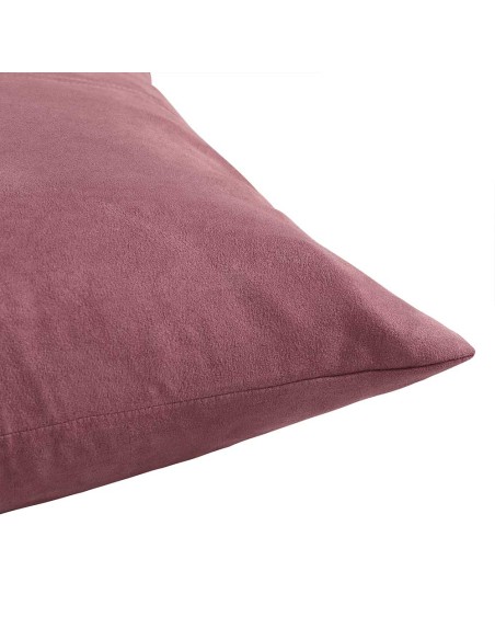 Cojín cuadrante Ante liso - funda + relleno