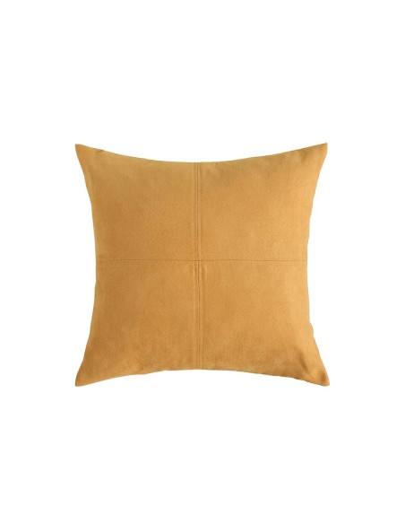 Cojín cuadrante Ante liso - funda + relleno