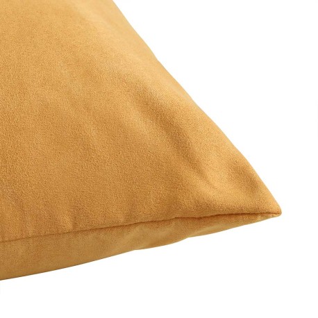 Cojín cuadrante Ante liso - funda + relleno