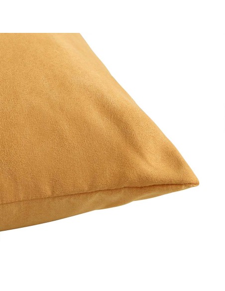 Cojín cuadrante Ante liso - funda + relleno