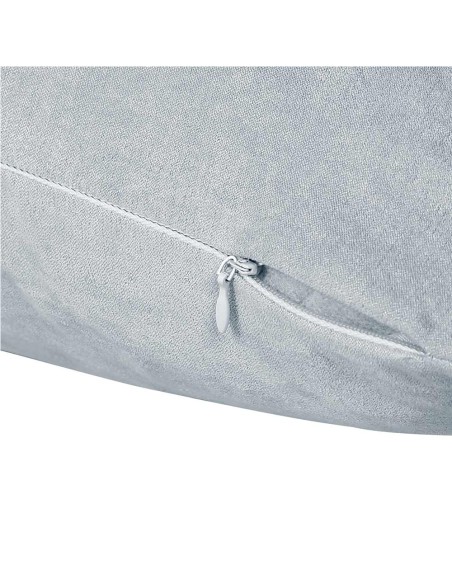 Cojín cuadrante Ante liso - funda + relleno