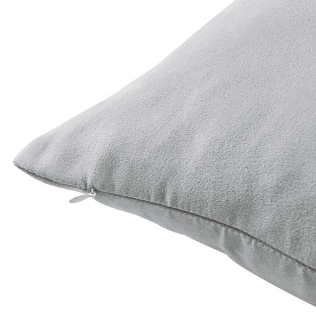 Cojín cuadrante Ante liso - funda + relleno