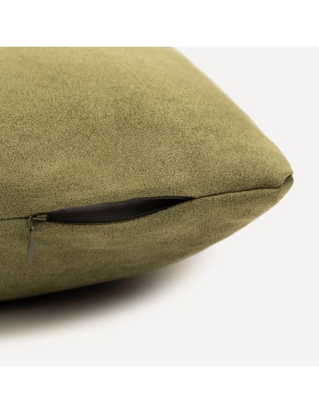 Cojín cuadrante Ante liso - funda + relleno