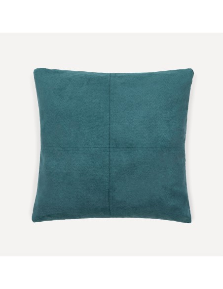 Cojín cuadrante Ante liso - funda + relleno