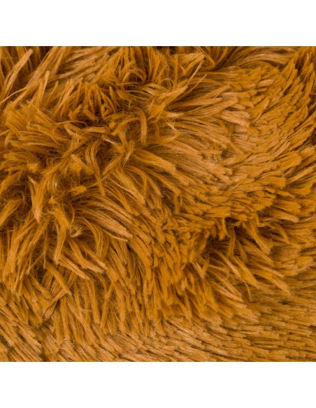 Cojín cuadrante pelo sherpa liso 45x45