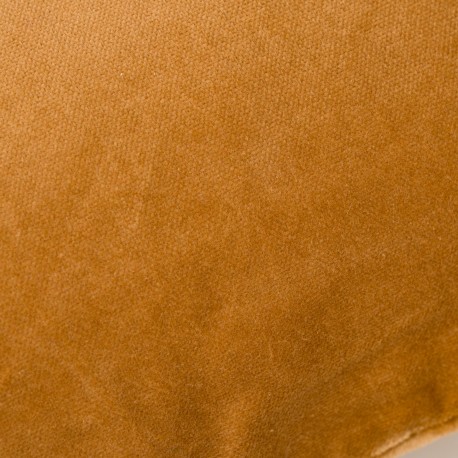 Cojín cuadrante terciopelo algodón liso - funda + relleno