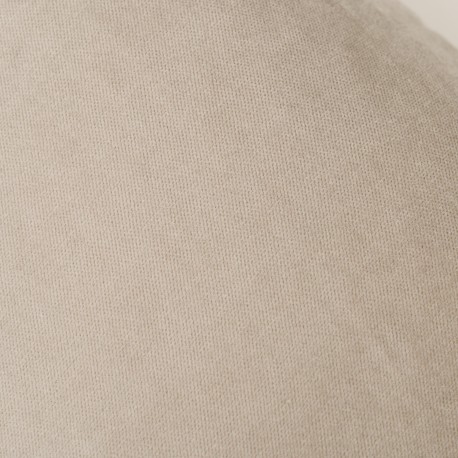 Cojín cuadrante terciopelo algodón liso - funda + relleno