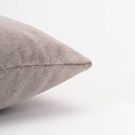 Cojín rectangular 30x50 terciopelo algodón liso - funda + relleno