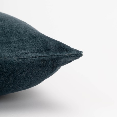 Cojín rectangular 30x50 terciopelo algodón liso - funda + relleno