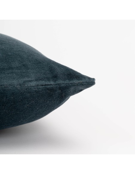 Cojín rectangular 30x50 terciopelo algodón liso - funda + relleno
