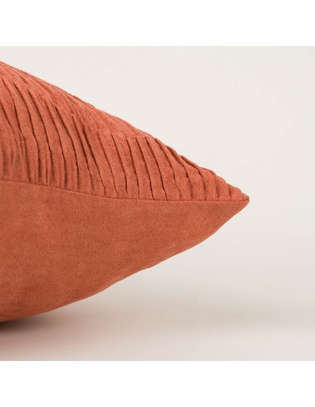 Cojín cuadrante New Traza Ante liso 50x50 - funda + relleno