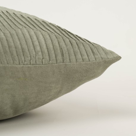 Cojín cuadrante New Traza Ante liso 50x50 - funda + relleno