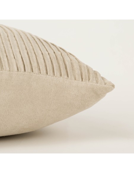 Cojín cuadrante New Traza Ante liso 50x50 - funda + relleno