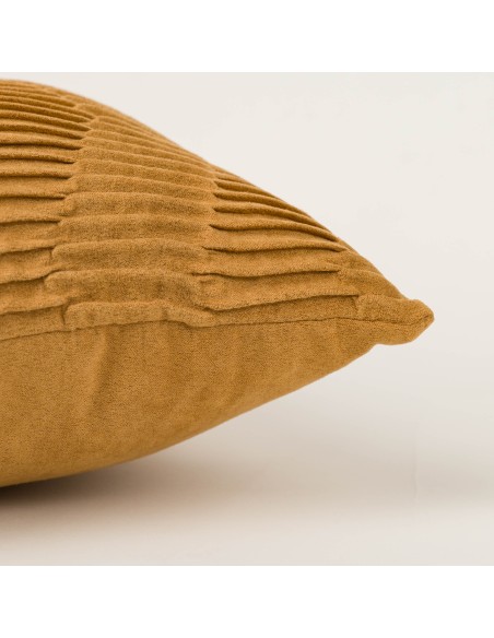 Cojín cuadrante New Traza Ante liso 50x50 - funda + relleno