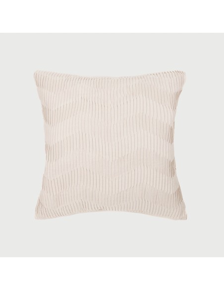 Cojín cuadrante New Traza Ante liso 50x50 - funda + relleno