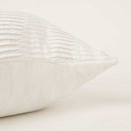 Cojín cuadrante New Traza Ante liso 50x50 - funda + relleno