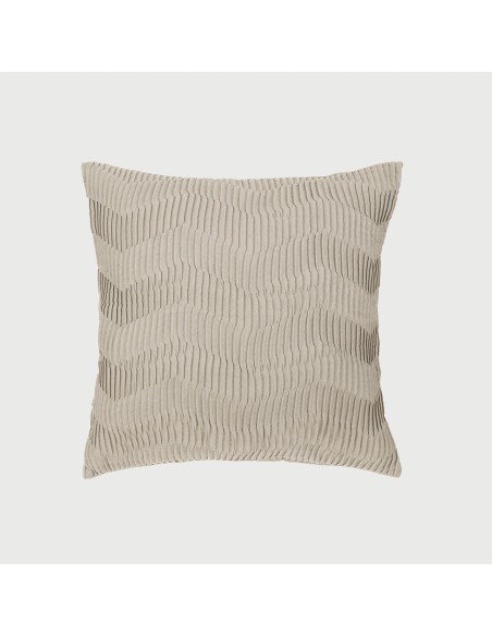 Cojín cuadrante New Traza Ante liso 50x50 - funda + relleno