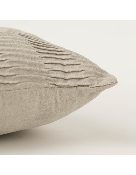 Cojín cuadrante New Traza Ante liso 50x50 - funda + relleno