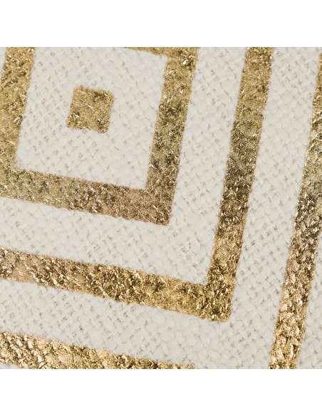 Cojín cuadrante algodón Diamante liso 45x45 - funda + relleno