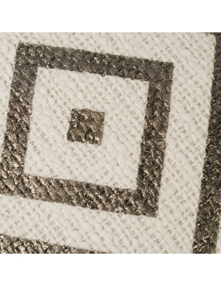 Cojín cuadrante algodón Diamante liso 45x45 - funda + relleno