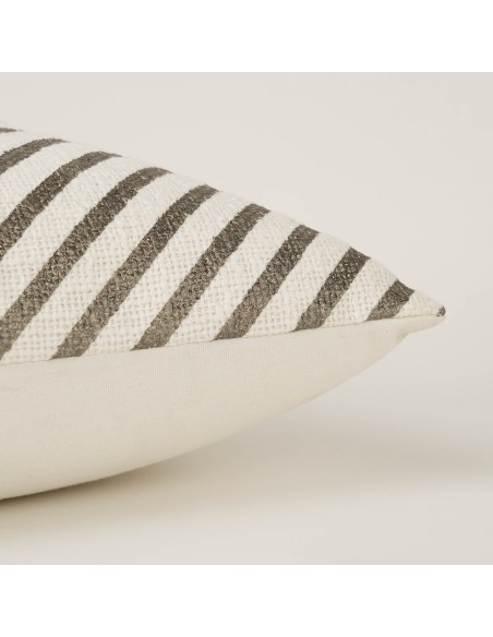 Cojín cuadrante algodón Diamante liso 45x45 - funda + relleno