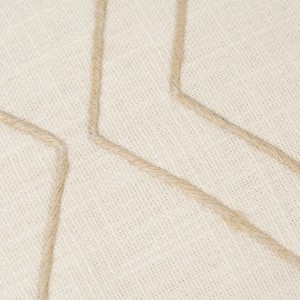 Cojín cuadrante algodón Zig liso 45x45 - funda + relleno 2