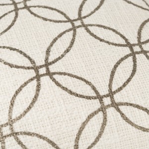 Cojín cuadrante algodón Circulo liso 45x45 - funda + relleno 2