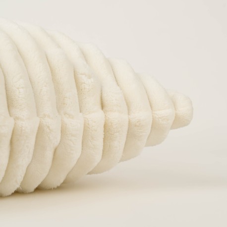 Cojín cuadrante Pana pelo Raya liso 45x45 - funda + relleno