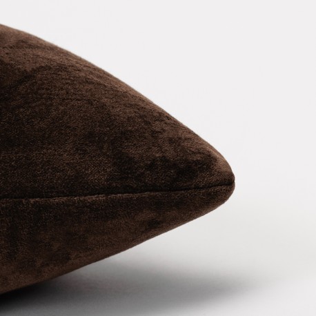 Cojín rectangular 30x50 terciopelo algodón liso - funda + relleno