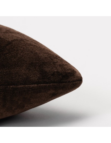 Cojín rectangular 30x50 terciopelo algodón liso - funda + relleno