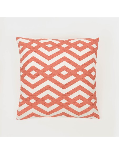 Cojín cuadrante antimanchas Nela liso 50x50 - funda + relleno