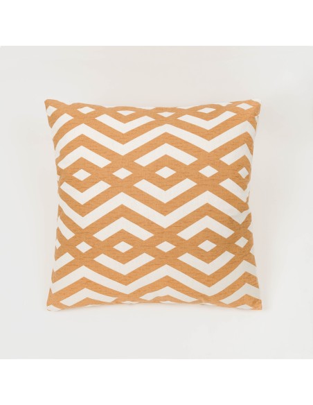 Cojín cuadrante antimanchas Nela liso 50x50 - funda + relleno