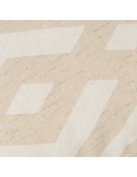 Cojín rectangular antimanchas 30x50  Nela liso - funda + relleno