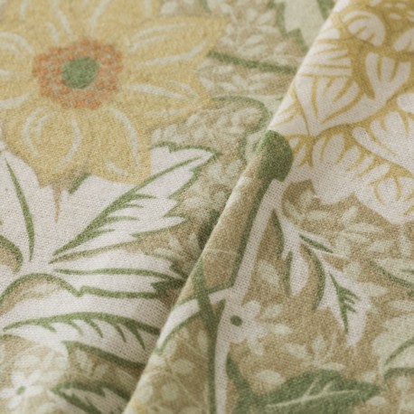 Juego de sábanas franela Clementina verde