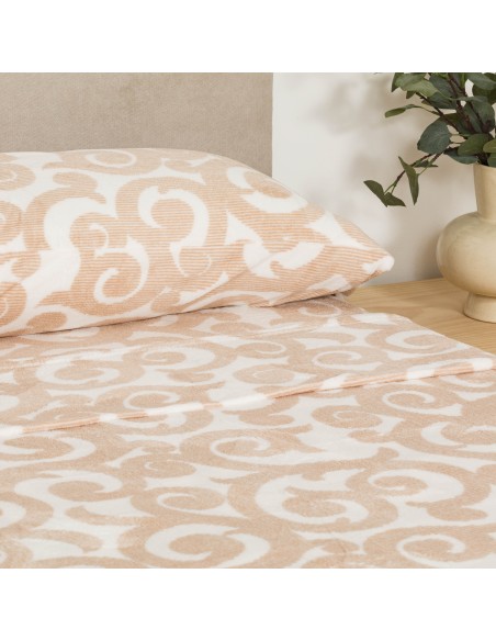 Juego de sábanas coralina Yoyo arena