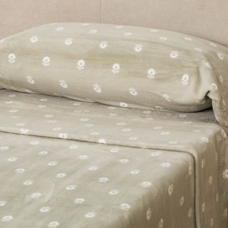 Juego de sábanas coralina Baby verde caceria