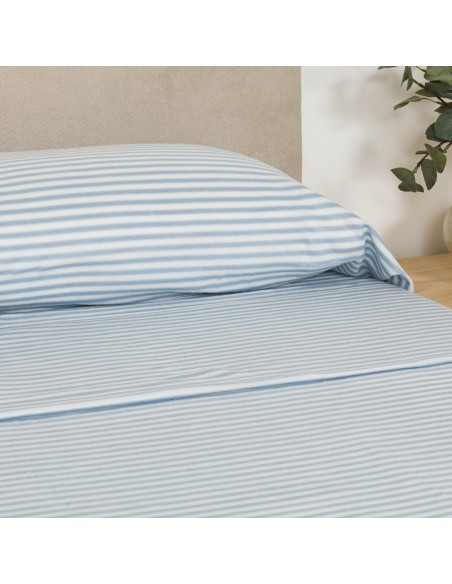 Juego de sábanas pirineo Raya Leto indigo