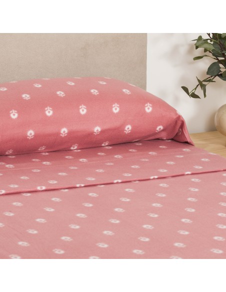 Juego de sábanas pirineo Baby malva