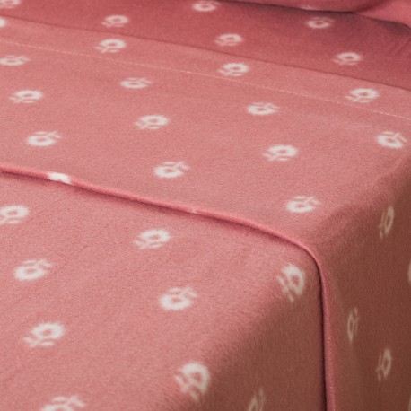 Juego de sábanas pirineo Baby malva