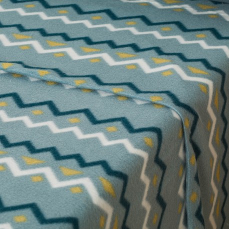 Juego de sábanas pirineo Beraun agua marina