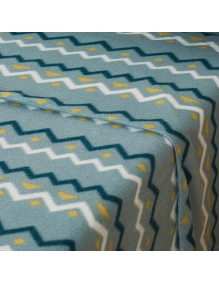 Juego de sábanas pirineo Beraun agua marina