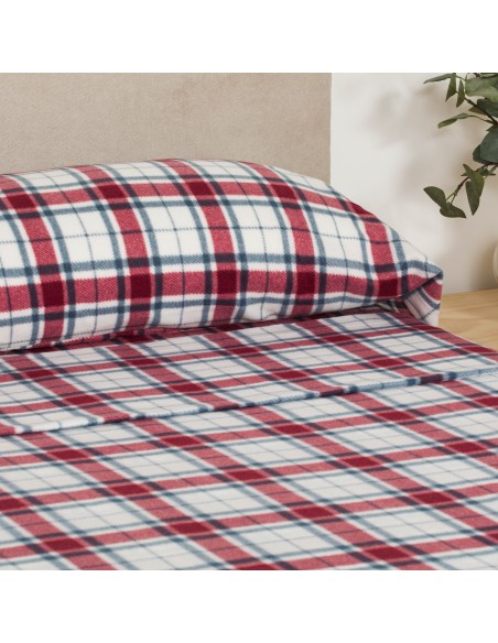 Juego de sábanas pirineo Cuadro Dalis burdeos