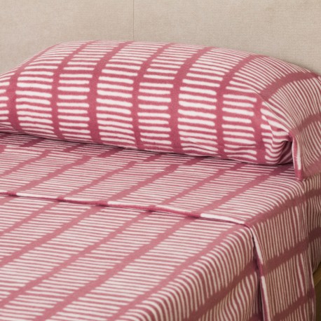 Juego de sábanas pirineo Lemonade malva