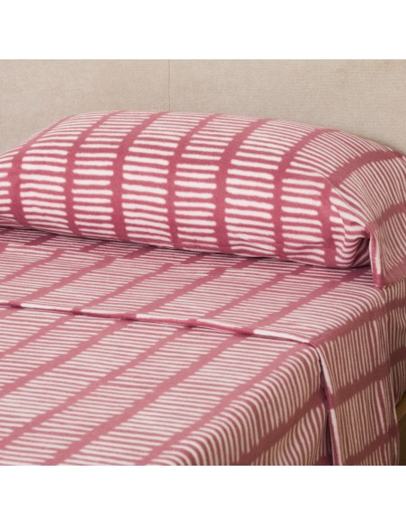 Juego de sábanas pirineo Lemonade malva