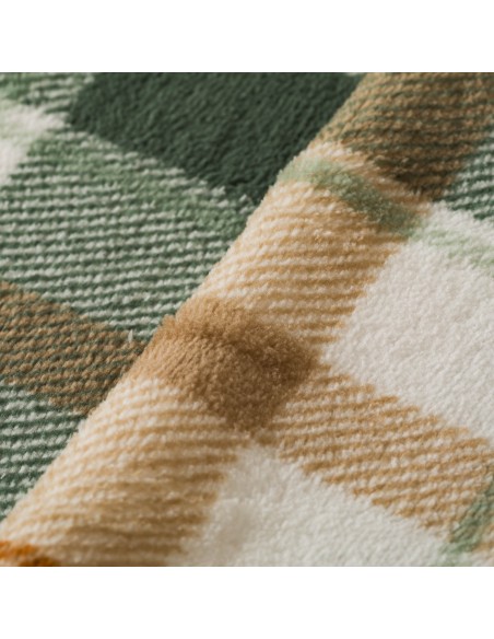 Juego de sábanas coralina Cuadro Noric verde