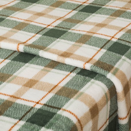 Juego de sábanas coralina Cuadro Noric verde