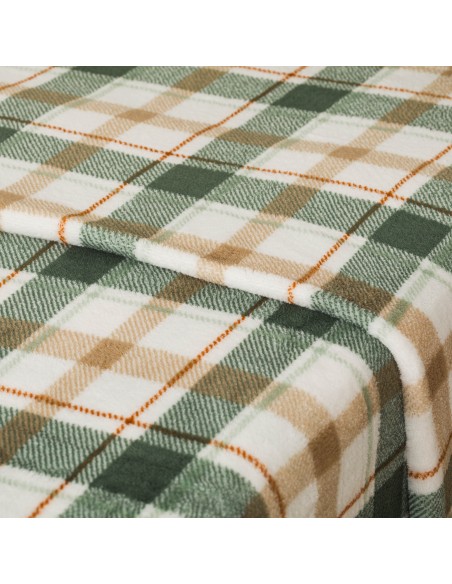 Juego de sábanas coralina Cuadro Noric verde